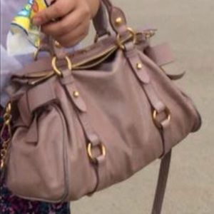 Authentic Miu Miu bow bag size 14” & 12”